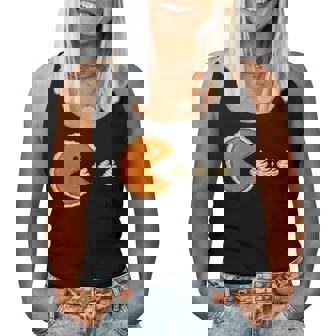 Thanksgiving Video Game Eating Turkey Gamer Women Women Tank Top | Seseable UK