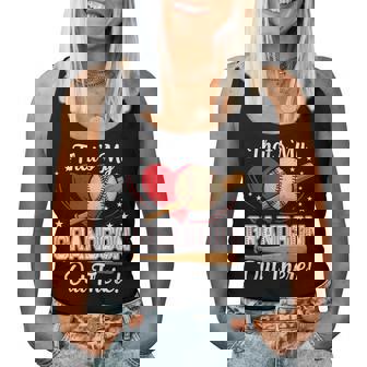 Thats My Grandson Out There Baseball Grandma Baseball Women Tank Top | Seseable FR