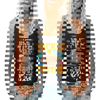 Time To Tackle Testing Day Football School Teacher Student Women Tank Top | Seseable FR