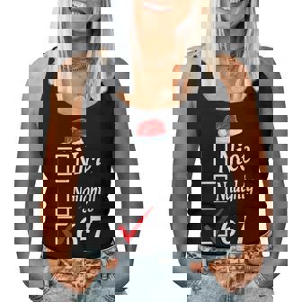 Trendy 6-7 Meme Nice Naughty 67 Christmas Graphic Women Tank Top | Seseable CA