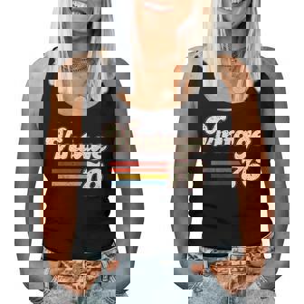 Vintage 76 Happy 50Th Birthday Retro Women Tank Top - Thegiftio