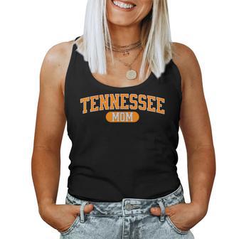 Vintage Tennessee Mom Bold Retro Varsity Lettering Women Tank Top - Thegiftio