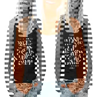 Walking By Grace Stumbling Onward Christian Verse Womens Women Tank Top | Seseable CA