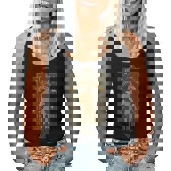 Wicked Elphaba Thropp Floral Silhouette Women Tank Top | Mazezy