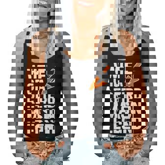 Wife Of A Retired Mason Legend Bricklayer Retirement Women Tank Top | Mazezy