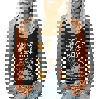 Wild About Pre-K Jungle Animals Teacher Appreciation Women Tank Top - Monsterry