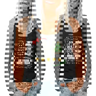 I Am Working For Christmas Break Teacher Holiday Women Tank Top - Monsterry