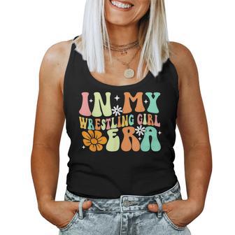 In My Wrestling Girl Era Wrestler Wrestle Groovy Women Women Tank Top - Thegiftio UK