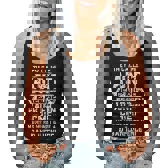 They Call Me Aunt Because Partner In Crime Adult To Be Canotta da donna - Novitaregali