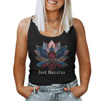 Yoga Lotus Flower Zen Buddhism Buddhist Buddha Meditation Women Tank Top - Thegiftio UK