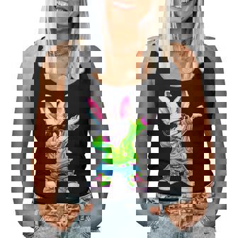 かわいい アニメ ダビングバニー ウサギ ハッピー イースター 男の子 女の子 キッズ レディースタンクトップ - Kawaiitshirt