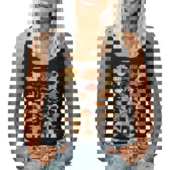 キノコの種類 自然 コテージコア ファン 男の子 女の子 キッズ レディースタンクトップ - Kawaiitshirt