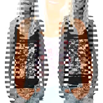 クラシックな桜柄の繊細なピンクの花びら。 レディースタンクトップ - Kawaiitshirt