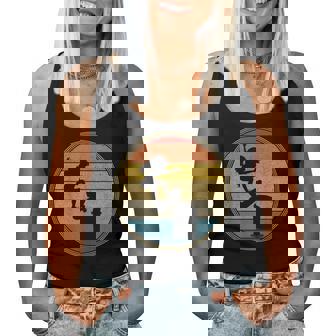 スケーター 女の子 ヴィンテージ レトロ スケートボード スケートボード キッズ レディースタンクトップ - Kawaiitshirt