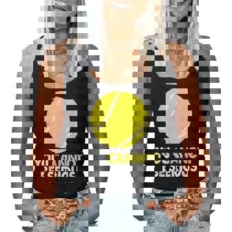 テニス ユーモア You Cannot Beerious ラケット スポーツ レディースタンクトップ - Kawaiitshirt