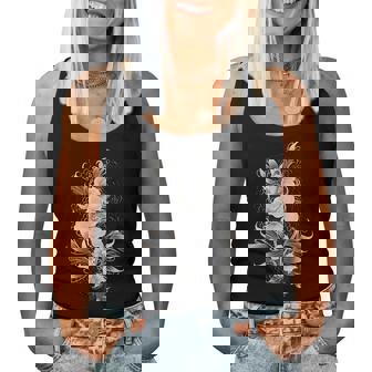 デンドロビウム 蘭 植物 花 花 蘭 恋人 レディースタンクトップ - Kawaiitshirt