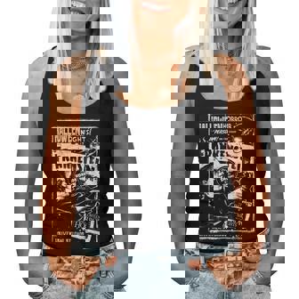 ハロウィンホラーナイト フランケンシュタイン&フランケンシュタインの花嫁 レディースタンクトップ - Kawaiitshirt