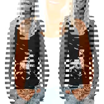 ユニコーン 神話上の生き物 おとぎ話 ファンタジー ヴィンテージ 古い Unicorn Fairy Tale Horse 長袖tシャツ レディースタンクトップ - Kawaiitshirt