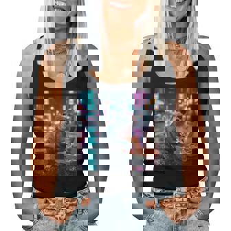 ヴィンテージ カワウソ キッズ Her Mom Dad ピザ ミーム 幼児 レトロ 長袖tシャツ レディースタンクトップ - Kawaiitshirt