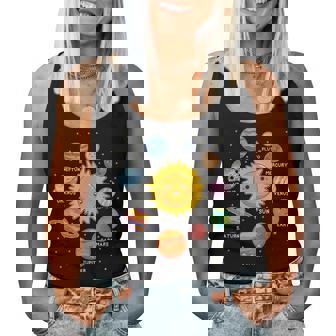 太陽系 惑星 宇宙 惑星 男の子 女の子 幼児 レディースタンクトップ - Kawaiitshirt