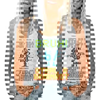 67 Bruhteal A Brainrot Meme 6 7 男の子 女の子 キッズ ユース レディースタンクトップ - Kawaiitshirt