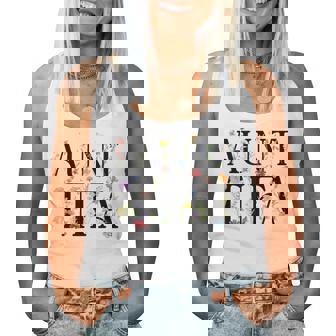 I Am Aunt Tifa Floral Flowers Aunt Tifa Aunt Tifa Women Tank Top | Seseable CA