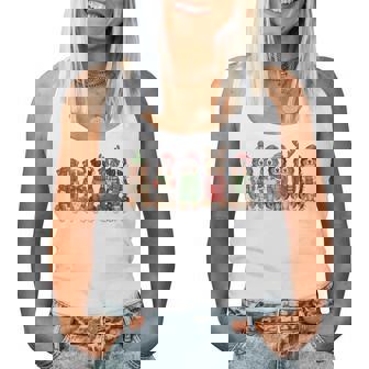 Australian Shepherd Christmas Watercolor Holiday Dog Mom Women Tank Top - Monsterry