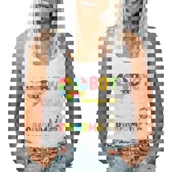 Autism Awareness Grandma Autistic Heart Proud Autism Grandma Women Tank Top | Seseable FR