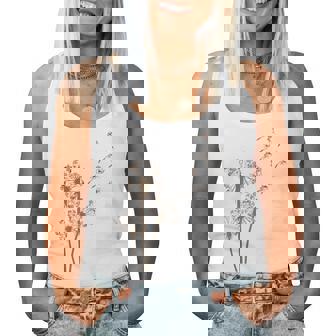 Beagle Flower Fly Dandelion Dog Lover Dog Dad Women Tank Top | Seseable FR