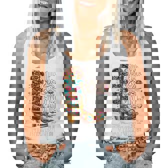 Boots And Bling It's A Cowgirl Thing Western Country Girl Women Tank Top - Thegiftio