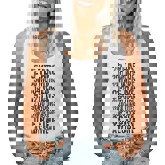 Chemise Humoristique Pour 25E Anniversaireieux Mètre Drôle 25 Ans Cadeaux Débardeur pour femme - Cadeauxyz