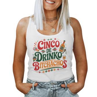 Cinco De Drinko Bitchachos Mexican Drinking Men Women Tank Top | Mazezy