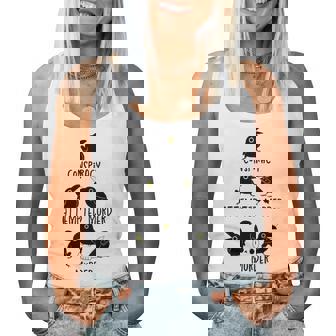 Conspiracy Attempted Murder Crows Sarcastic Nature Camping Women Tank Top - Monsterry