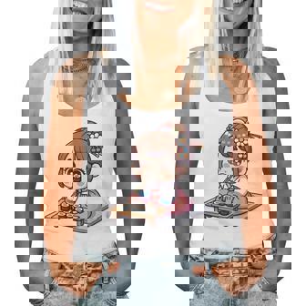 Coreano Ragazza Tradizionale Hanbok Mangiare Kimbab Canotta da donna - Novitaregali