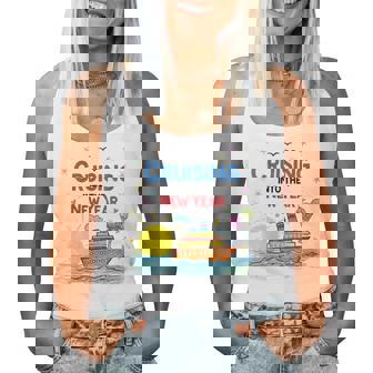 Cruising Into The New Year 2026 Family Cruise Celebration Women Tank Top - Thegiftio