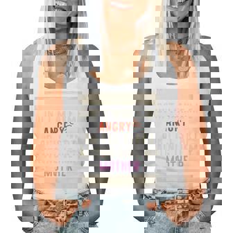 Don’T Make Me Angry Or I’Ll Start Acting Like My Mother Dad Tri-Blend Women Tank Top | Mazezy