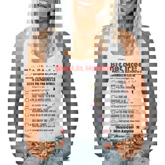 Evjf Liste Jeux Enterrement Deie De Jeune Fille Mariée Débardeur pour femme - Cadeauxyz