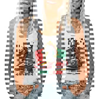 F40 Italy Supercar Black Horse Women Tank Top - Thegiftio