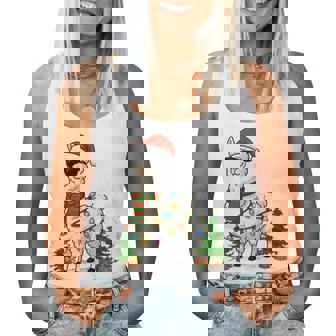 Fa La La Llama Christmas Christmas Lllama Lover Women Tank Top | Seseable CA