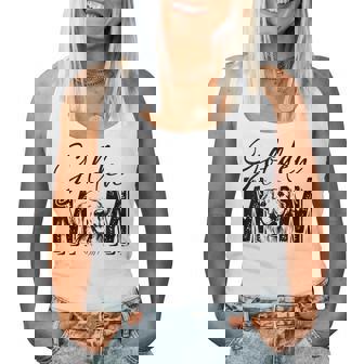 Golden Mom Golden Retriever Lover Dog Mama Retro Women Tank Top - Thegiftio