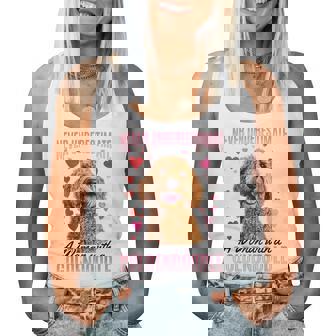 Goldendoodle Dog Breed Never Underestimate A Woman With A Women Tank Top | Mazezy