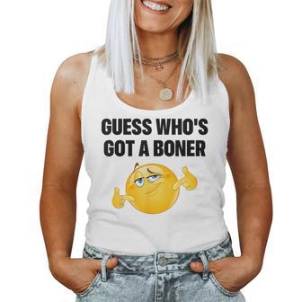 Guess Who's Got A Cheeky Joke Sarcastic Adult Women Tank Top - Thegiftio