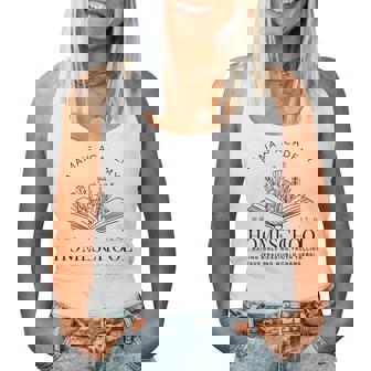 Homeschool Mama Mama's Academy Homeschooling Mom Christian Women Tank Top - Monsterry