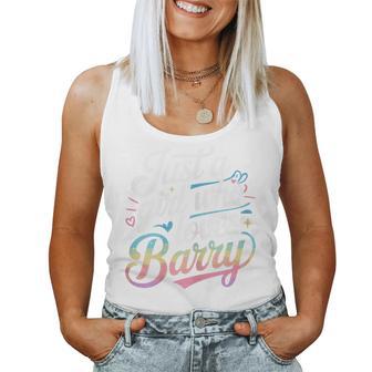 Just A Girl Who Loves Barry Cute Barry Women Tank Top | Seseable FR
