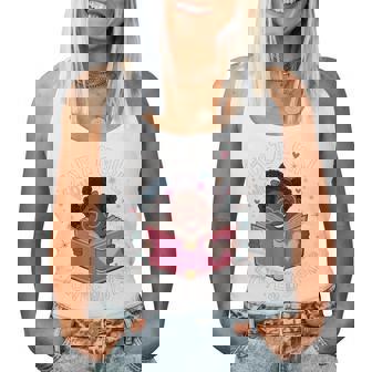 Just A Girl Who Loves Books Cute Black African American Afro Women Tank Top - Thegiftio