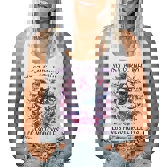 Just A Girl Who Loves Motorcycles Cute Rider Motorcycles Women Tank Top - Thegiftio