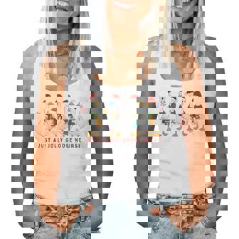 Just A Jolly Goose Nurse Medical Staff Christmas Holiday Women Tank Top - Thegiftio