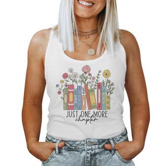 Just One More Chapter Book Lovers For Women Women Tank Top - Thegiftio UK