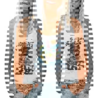 Kiss My-Bass Fishing Fisherman Men Women Tank Top - Thegiftio