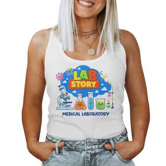 Lab Story Medical Laboratory For Technician Lab Week Women Tank Top | Seseable FR